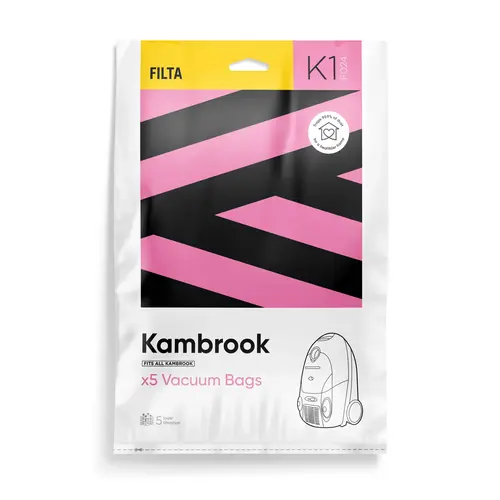 K1 - Filta Kambrook Sms Multi Layered Vacuum Bags 5 Pk