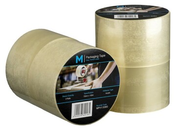 Premium Acrylic Packaging Tape - Clear, 72mm x 100m x 55mu  - Matthews