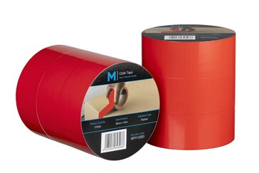 PVC Floor Marking Tape - Red, 48mm x 33m x 150mu - Matthews