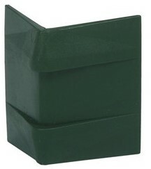 Polypropylene Corner Protectors - Green, 19mm, 50mm x 45mm - Matthews