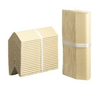 Cardboard Corner Board - Brown, 50mm x 50mm x 4mm x 250mm - Matthews
