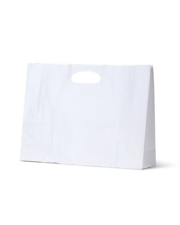 Paper Dcut White Kraft Bag - Small BTQ - 100/Ctn - Bee Dee