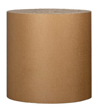 Corrugated Cardboard Roll - Brown, 600mm x 75m - Matthews