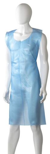 Polyethylene Back Tie Apron - Blue, 800mm x 1250mm x 20mu *Light Duty - Matthews