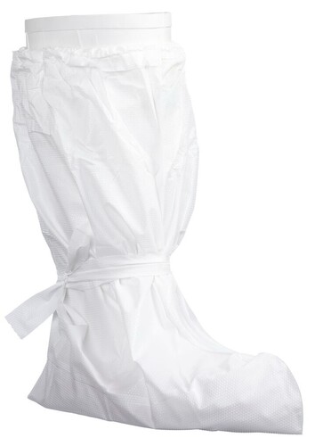 Laminated CPE Boot Covers - White, 510mm *Double Sole* - Matthews