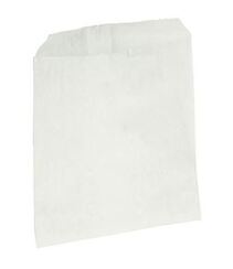 Confectionery Paper Bag #1 - White, 115mm x 130mm, 35gsm   - Matthews