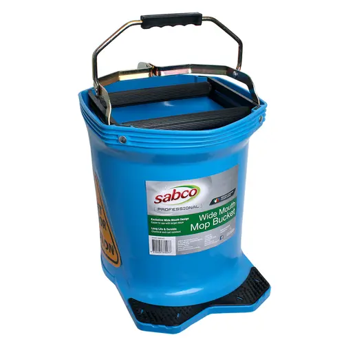 Sabco Wide Mouth 16Lt Mop Bucket - Blue . Carton 2